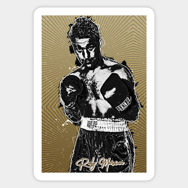 Rocky Marciano - Boxing Legends - Design Sticker by Great-Peoples